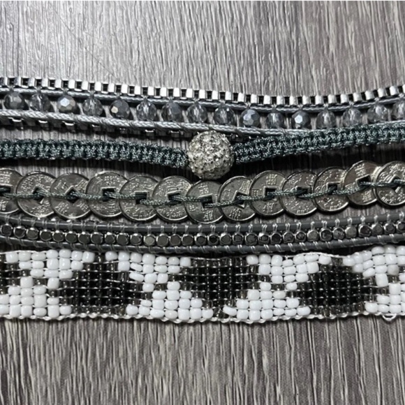 Victoria Emerson Atticus Multi Layered Bracelet Magnetic Cuff Boho Classic - Picture 4 of 8